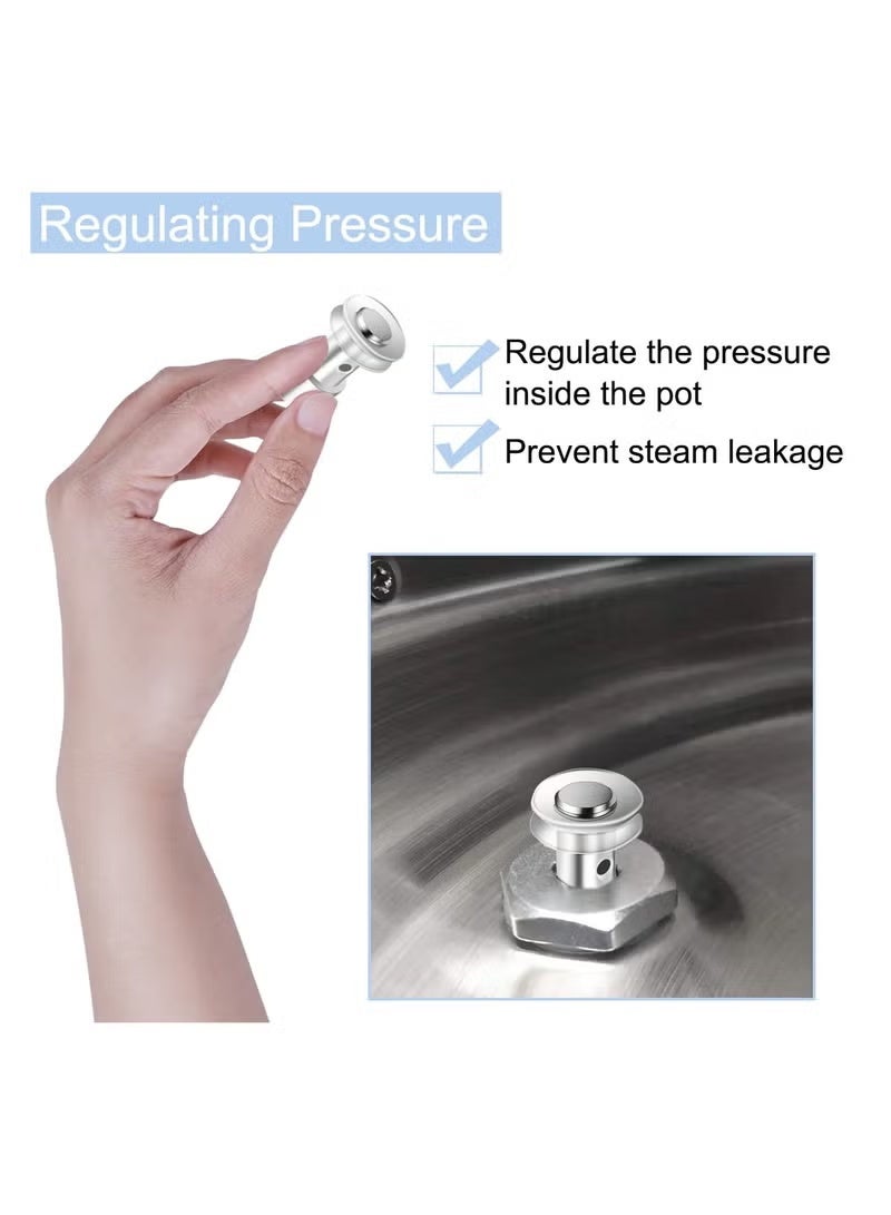 12 قطعة من قطع الغيار لطباخ الضغط الكهربائي، 4 قطع صمام طفو بديل عالمي مع 8 قطع من حشوات سيليكون الطفو لقطع طباخ الضغط الكهربائي، أجزاء لطباخ الضغط، وسادات مانعة للتسرب من السيليكون للطاقة لطباخ الضغط، حشوة طفو - Image 4