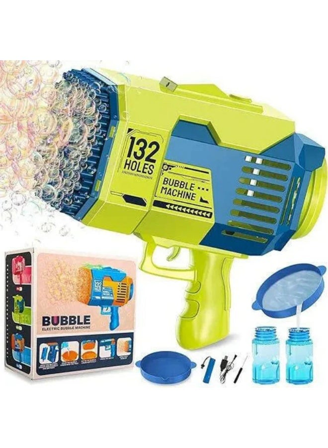 Bubble Rocket Electric Gun Toy – Automatic Bubble Blower Shooter for Kids | Rechargeable Bubble Machine with Lights & Music | Fun Outdoor Toy for Boys & Girls - Image 1