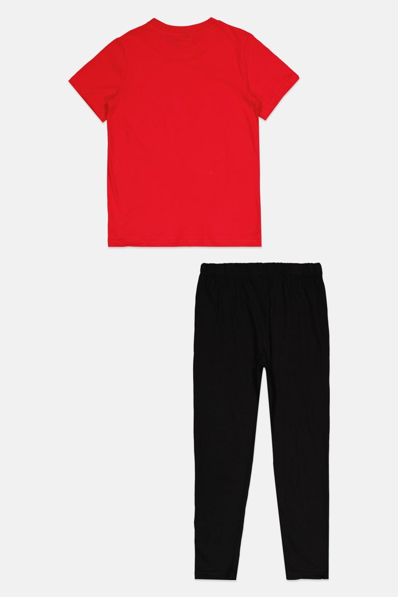 MARVEL Kids Boy 2 Pieces Spiderman Pajama Set, Multicolor - Image 2