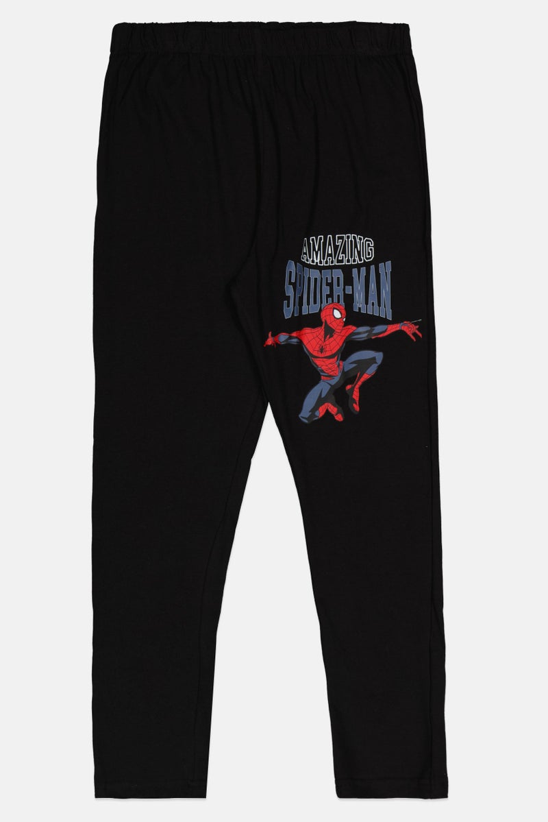 MARVEL Kids Boy 2 Pieces Spiderman Pajama Set, Multicolor - Image 5