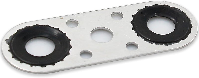 LVOUP Transmission Cooler Line Adapter Plate 551121-6AN for 6L80E 6L90E 8L90E with Gasket and 6AN Fittings - Silver - Image 5