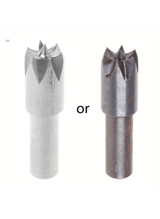 1pc 6mm Plum Blossom Thimble Drill Bit For Mini Lathe Machine DIY Woodworking Tools - Image 1