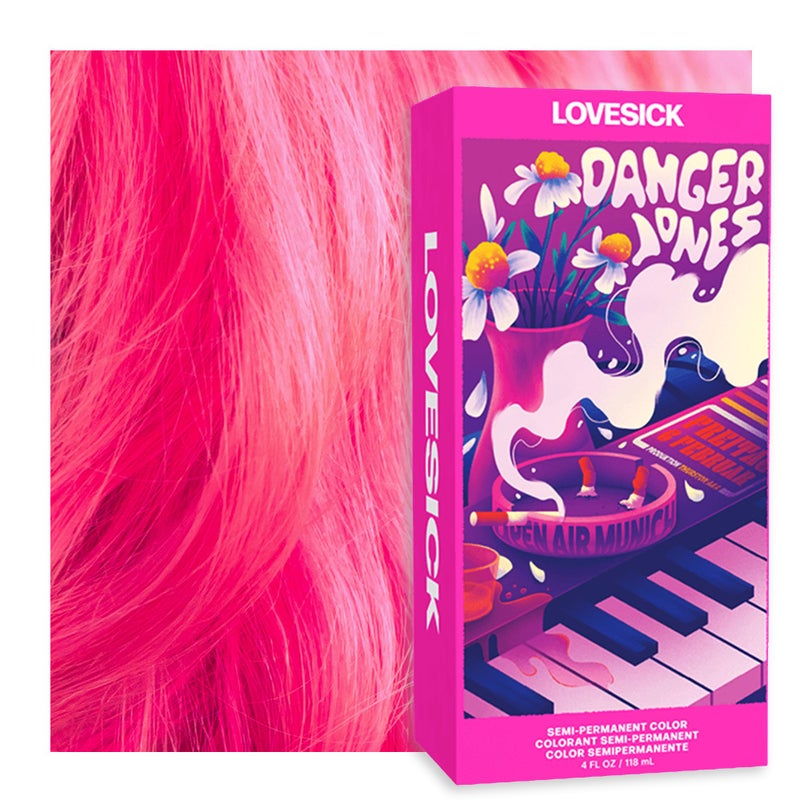 Danger Jones Semi-Permanent Hair Color (Lovesick - Neon Pink) - Image 1