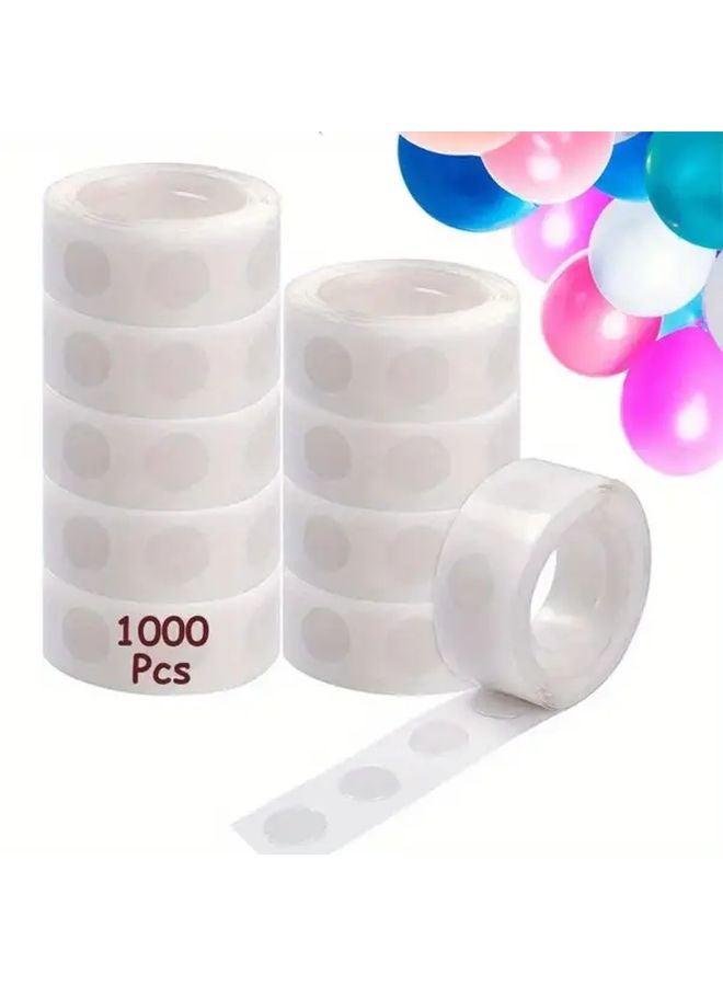 1000pcs Double Sided Adhesive Dots Removable Balloon Glue For Crafts Wedding Decor - Image 2