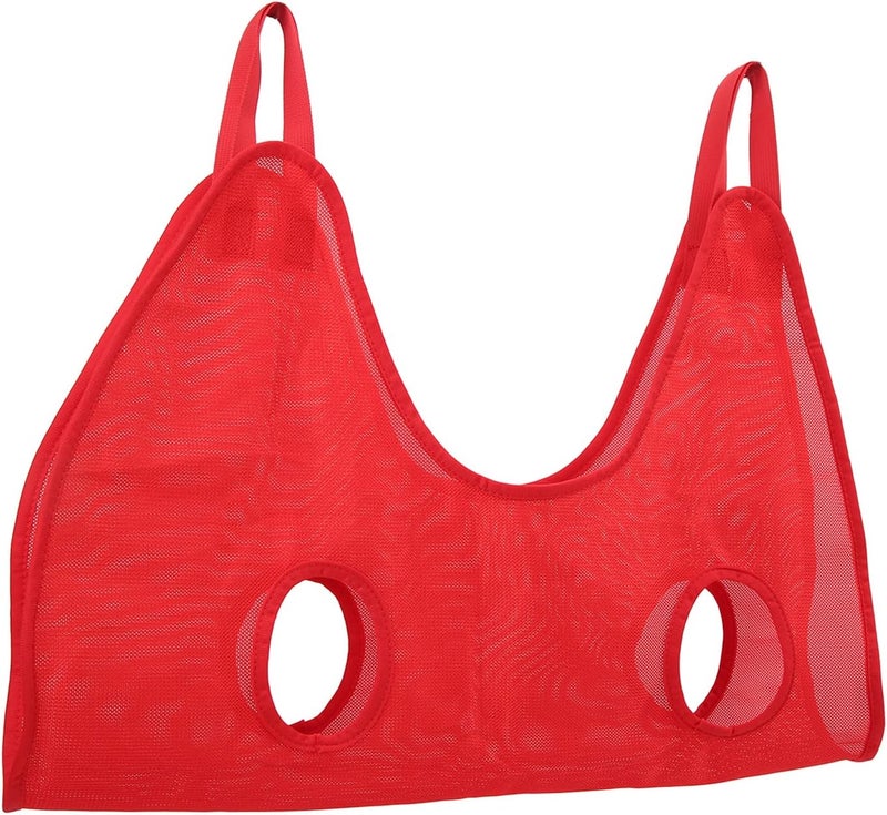 Pet Grooming Hammock, Dog and Cat Trimming Assistant with S Shaped Hooks, S Size - Safe Design, Breathable Polyester Fabric, Easy Nail Trimming and Cleaning (L) - Image 4