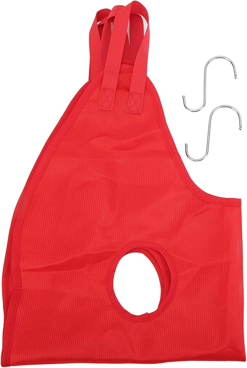 Pet Grooming Hammock, Dog and Cat Trimming Assistant with S Shaped Hooks, S Size - Safe Design, Breathable Polyester Fabric, Easy Nail Trimming and Cleaning (L) - Image 1