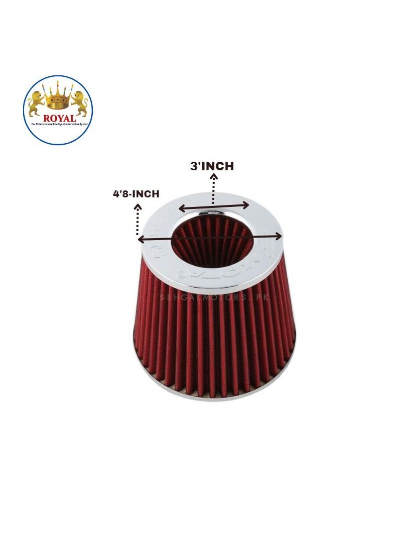 رويال CAR AIR FILTER ENGINE PART- DYT-0403 (RED) - Image 2