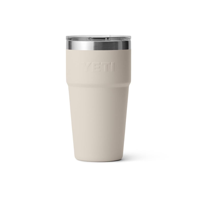 YETI Rambler 20 oz Stackable Tumbler, Stainless Steel, Vacuum Insulated with MagSlider Lid, Cape Taupe - Image 5