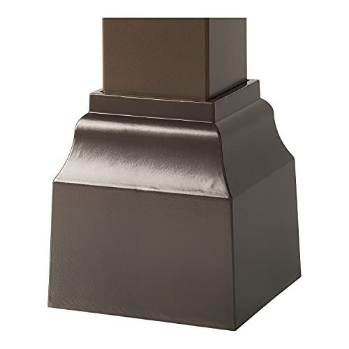 Whitehall Cascade Bronze Mailbox Post Base Cuff - Image 3