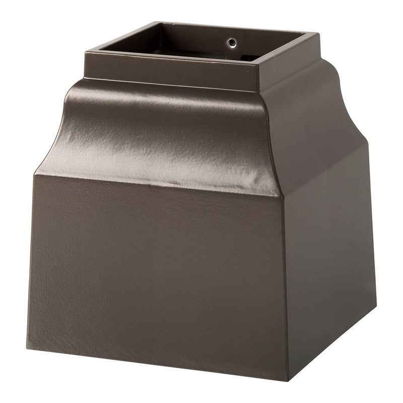 Whitehall Cascade Bronze Mailbox Post Base Cuff - Image 4