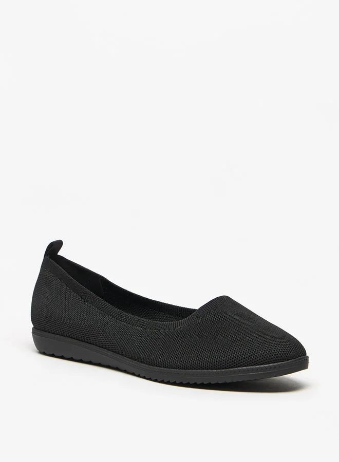 فلورا بيلا من شو إكسبرس Textured Slip-On Ballerina Shoes