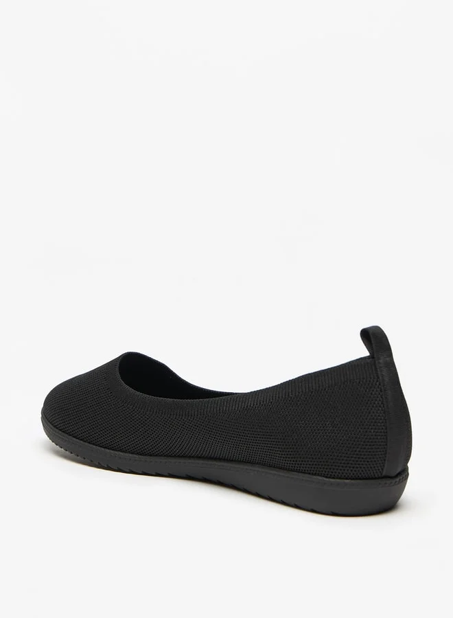 فلورا بيلا من شو إكسبرس Textured Slip-On Ballerina Shoes