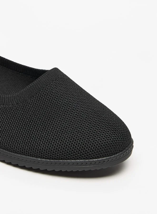 فلورا بيلا من شو إكسبرس Textured Slip-On Ballerina Shoes