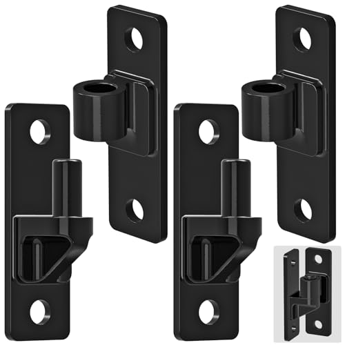 Lifeswell Heavy Duty 4.9" Gate Hinges, Steel Hinges with Electroplated Coating, 2‑Pack Wall‑Mount Female & Male Hinges for Fences & Farm Gates, 600 lbs Capacity - Image 1