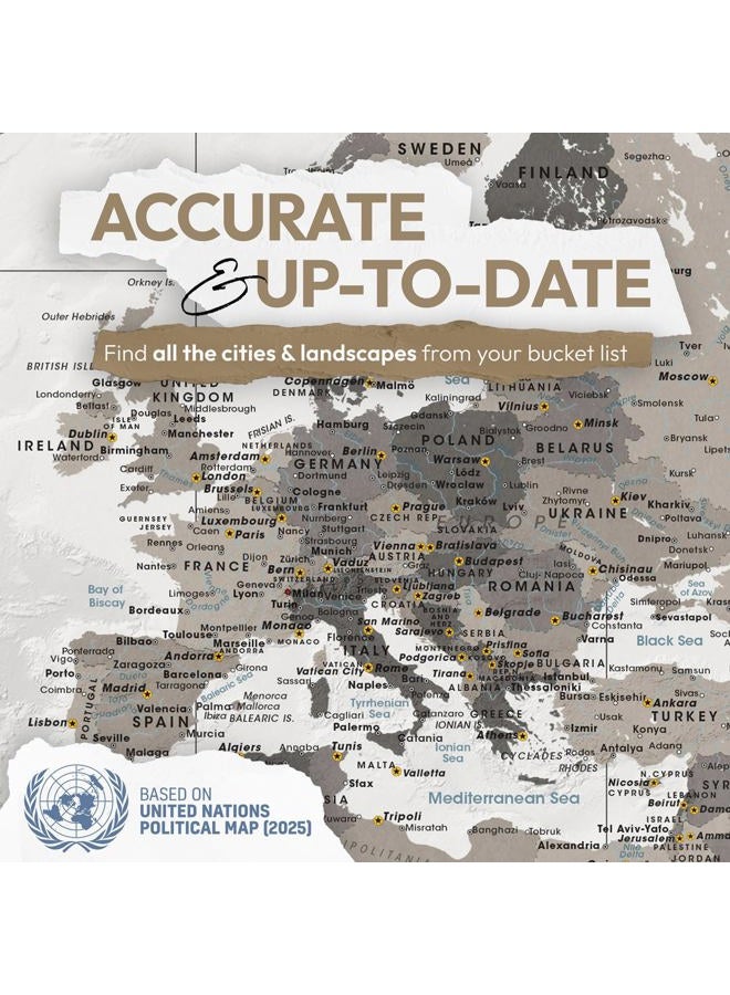 Pin Adventure map World Travel Map Push Pin on Canvas - Detailed World Map Pin Board - Travel Destinations Map World Map Wall Art by Pin Adventure map - Image 5