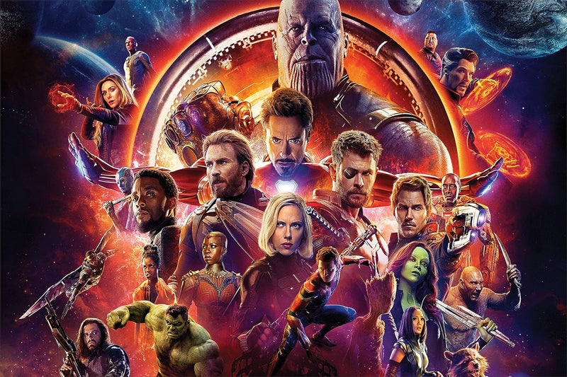 KARTMEN KARTMEN Craft Qila Avengers Hollywood Movie Posters 300 GSM GI050 Paper 13 x 19 inch Multicolour