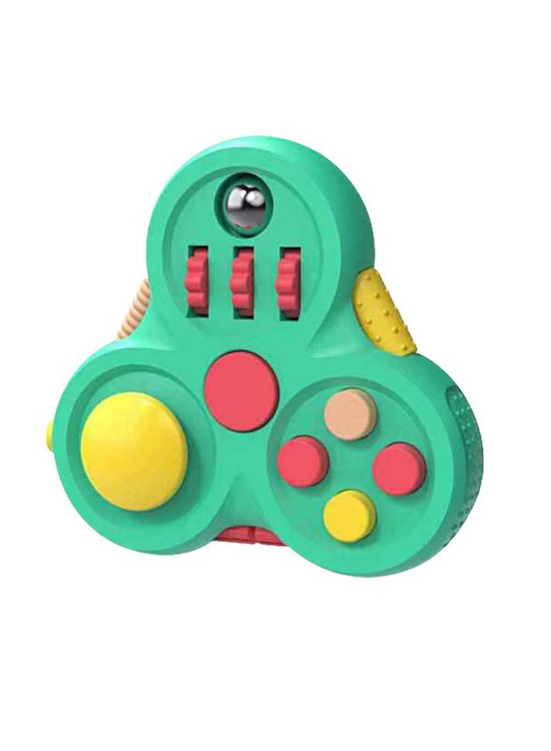 Triangle Handle Decompression Cube Stress Relief Toy (Green) - Image 1