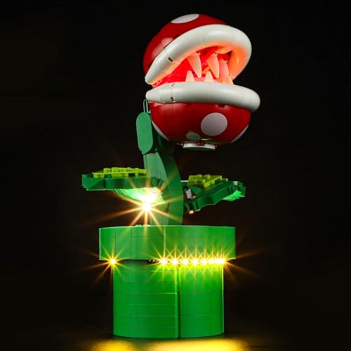 GEAMENT LED Light Kit Compatible with Lego Super Mario Piranha Plant 71426 Model Set Not Included - Image 1