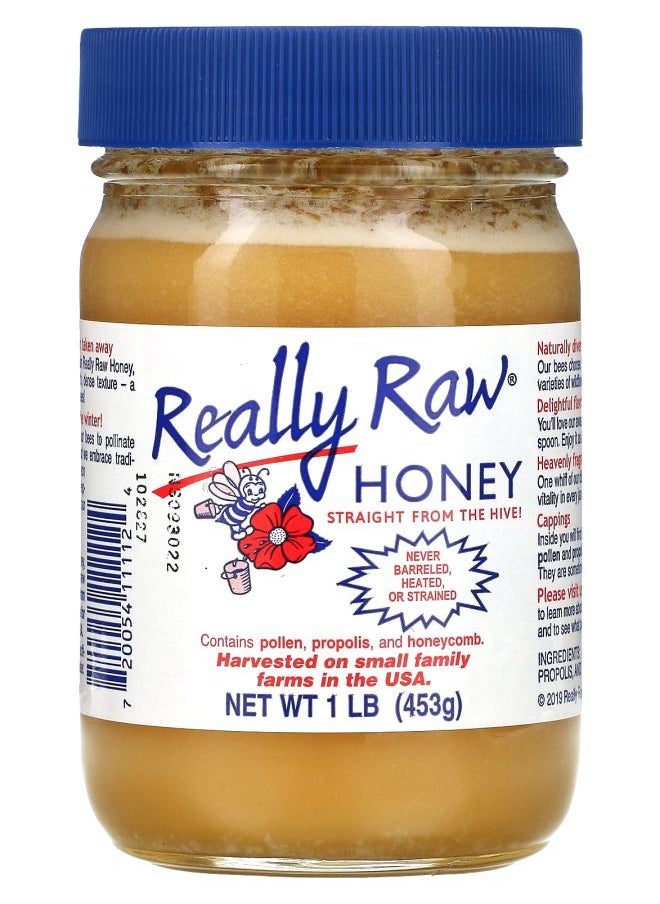 Really Raw HONEY Honey 1 lb (453 g) 