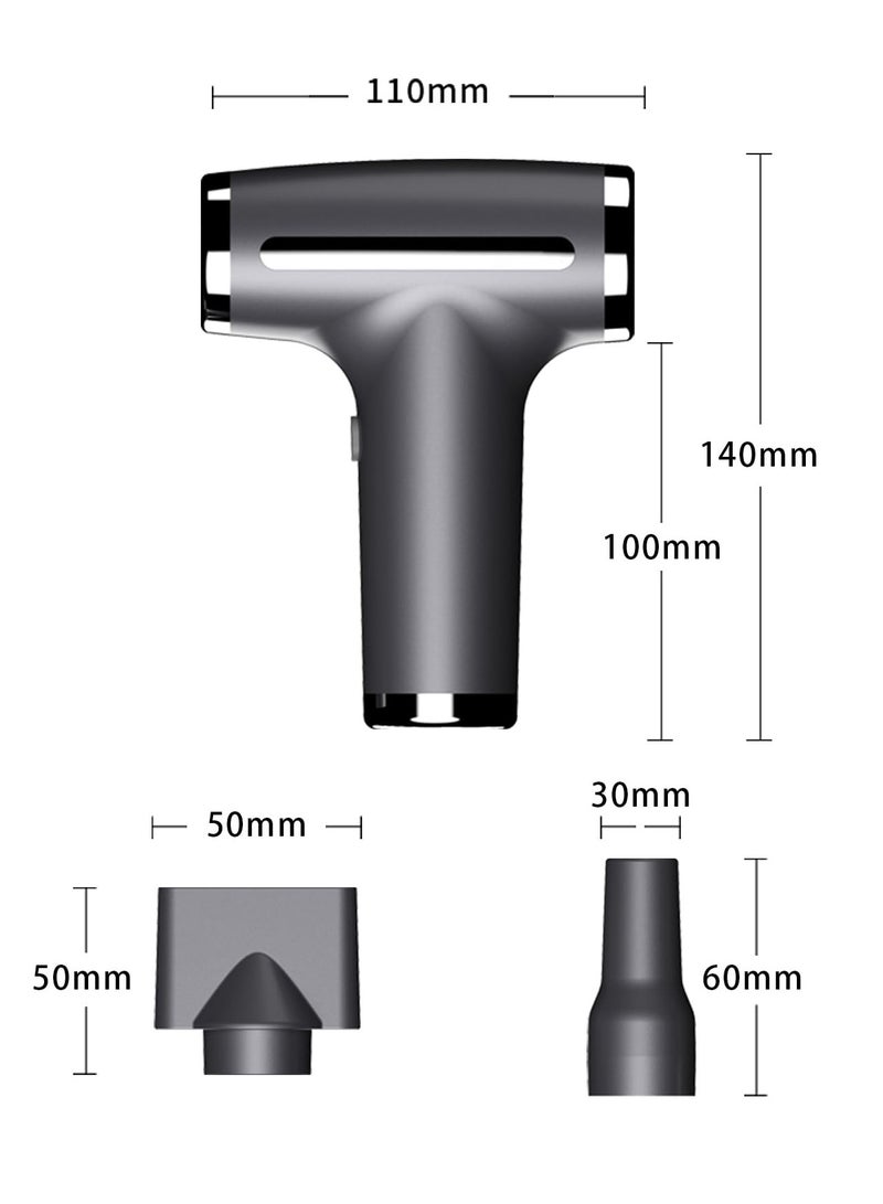 KASTWAVE Portable Rechargeable Wireless Blow Dryer,Turbine Engine Fan, USB Rechargeable Hair Dryer, 4 Levels Wind Speed Adjustment, Wireless Hair Dryer for Home/Travel Hair Care Dryer - Image 2