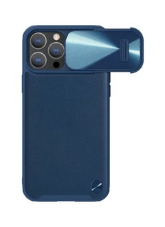Nillkin Back for iPhone 14 ProCamShield Leather Blue