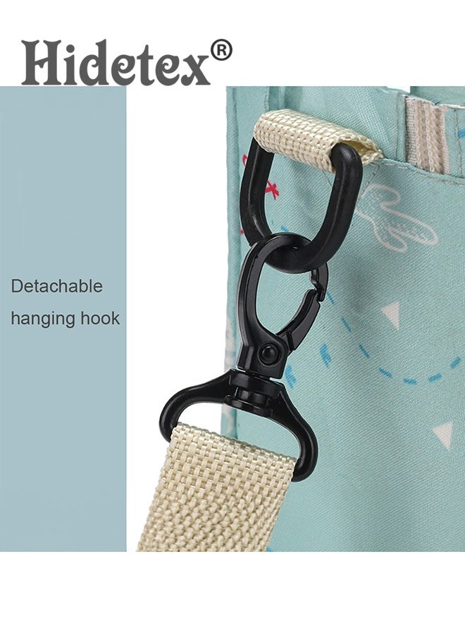 Hidetex - Diaper Bag Baby Diaper Caddy Bag Organizer Mom Bag Diaper Storage Bag Wet Bags Bag Organizer for Tote Travel Organizer Bags Single-shoulder Nappy Bag Storage Bags - Image 1