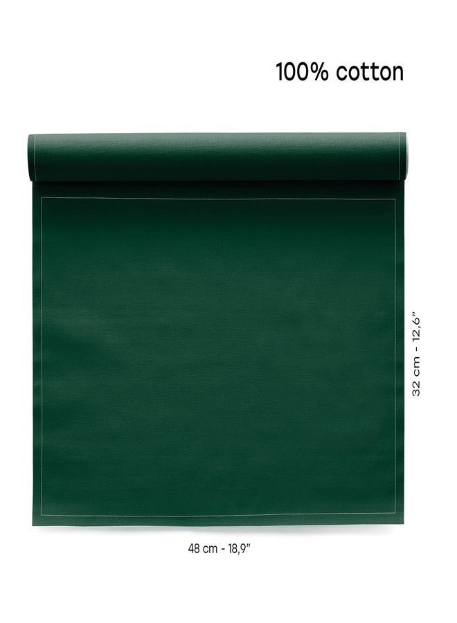 MY DRAP Washable And Reusable Cotton Placemat (12 Per Roll, English Green) - Image 3