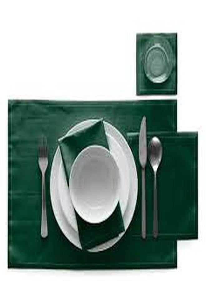 MY DRAP Washable And Reusable Cotton Placemat (12 Per Roll, English Green) - Image 2