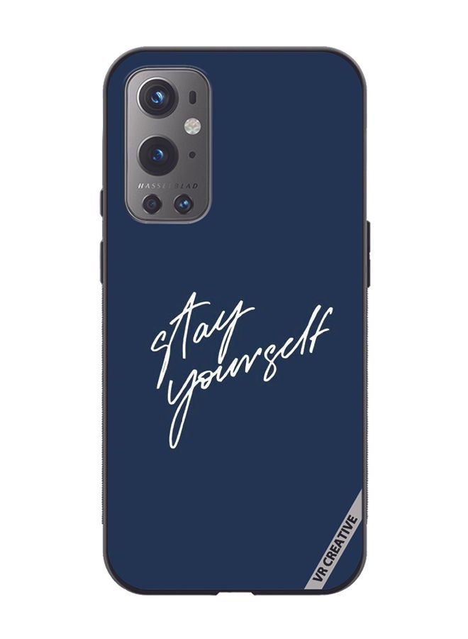 VR CREATIVE Protective Case Cover For OnePlus 9 Pro Stay Yourself Design Multicolour - Image 1