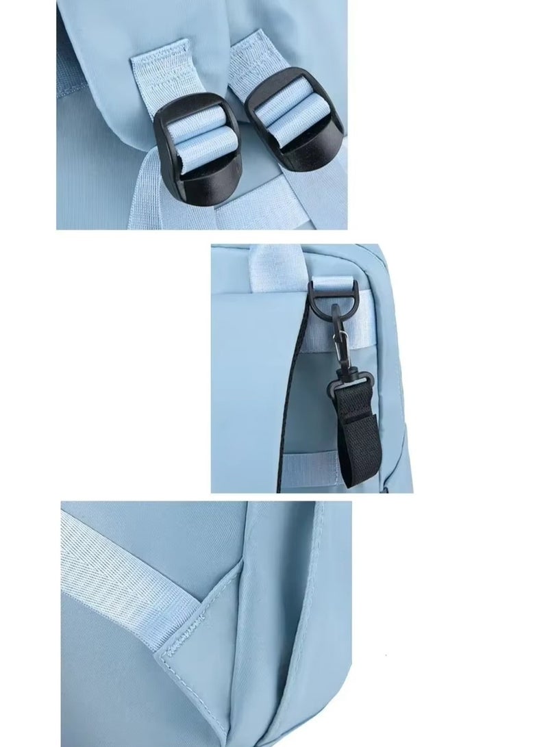 Stylish Blue Baby Diaper Bag Set - Image 3