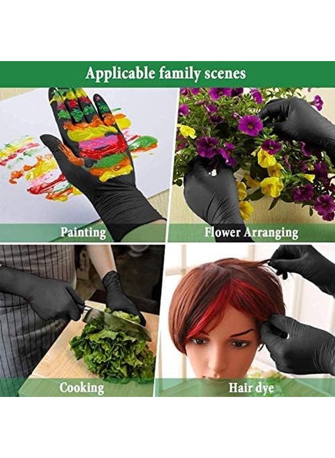 Falcon Nitrile Gloves Black Powder Free Small 100 Pieces - Image 3