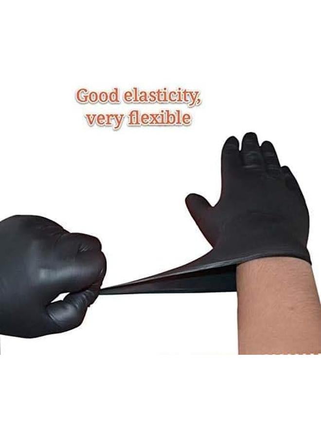 Falcon Nitrile Gloves Black Powder Free Small 100 Pieces - Image 2