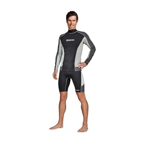Mares Men's Trilastic Long Sleeve Rash Guard Shirt for Water Sports | UV Protection, Flatlock Stitching Style, Lightweight Durable Stretchable Fabric, X-Large - Image 2
