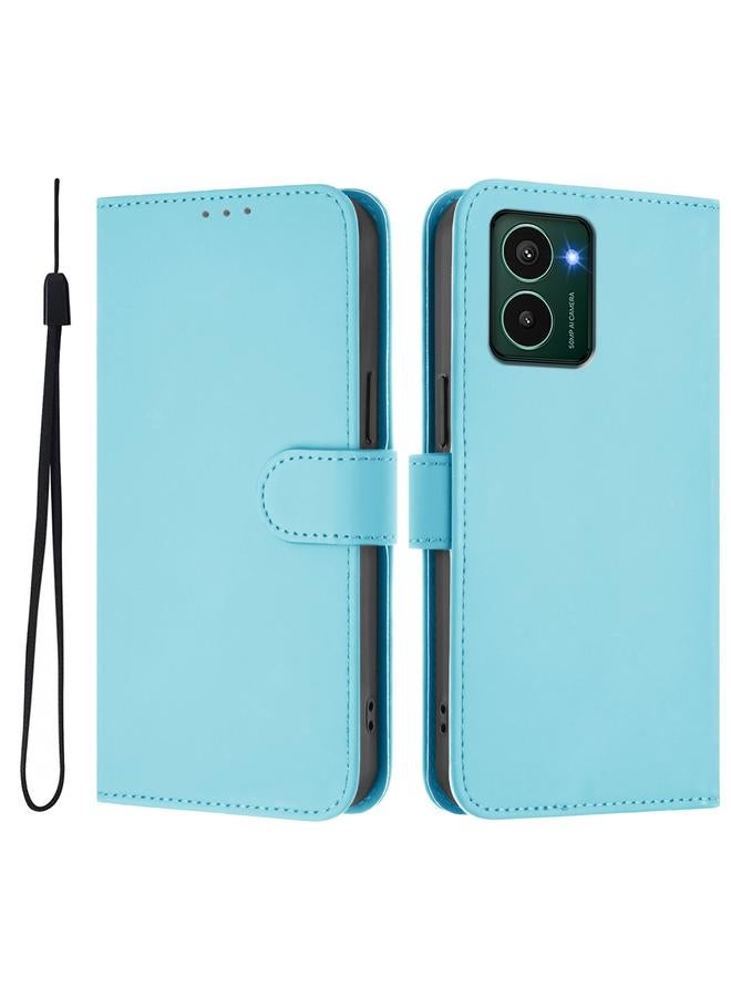 اس-توب جراب لهاتف HMD Pulse Pro / Pulse / Pulse+ مصنوع من الجلد بلون سادة مع حبل تعليق - Image 2