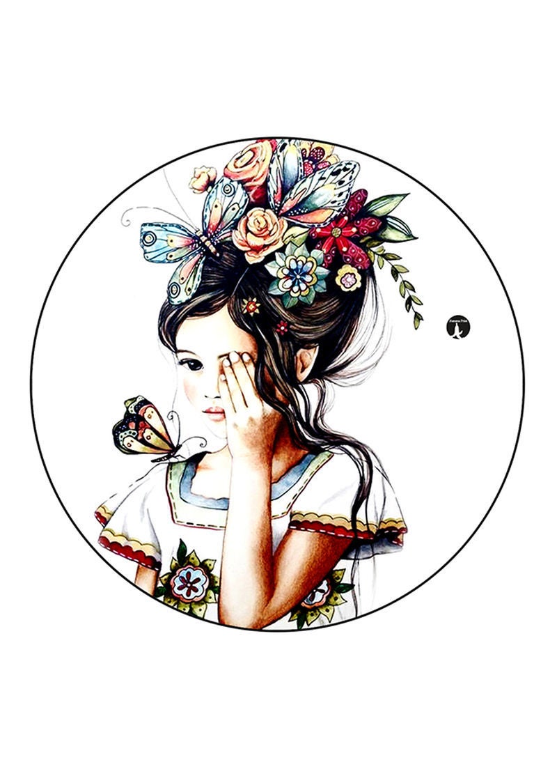 RKN Girl Printed Mouse Pad Multicolour