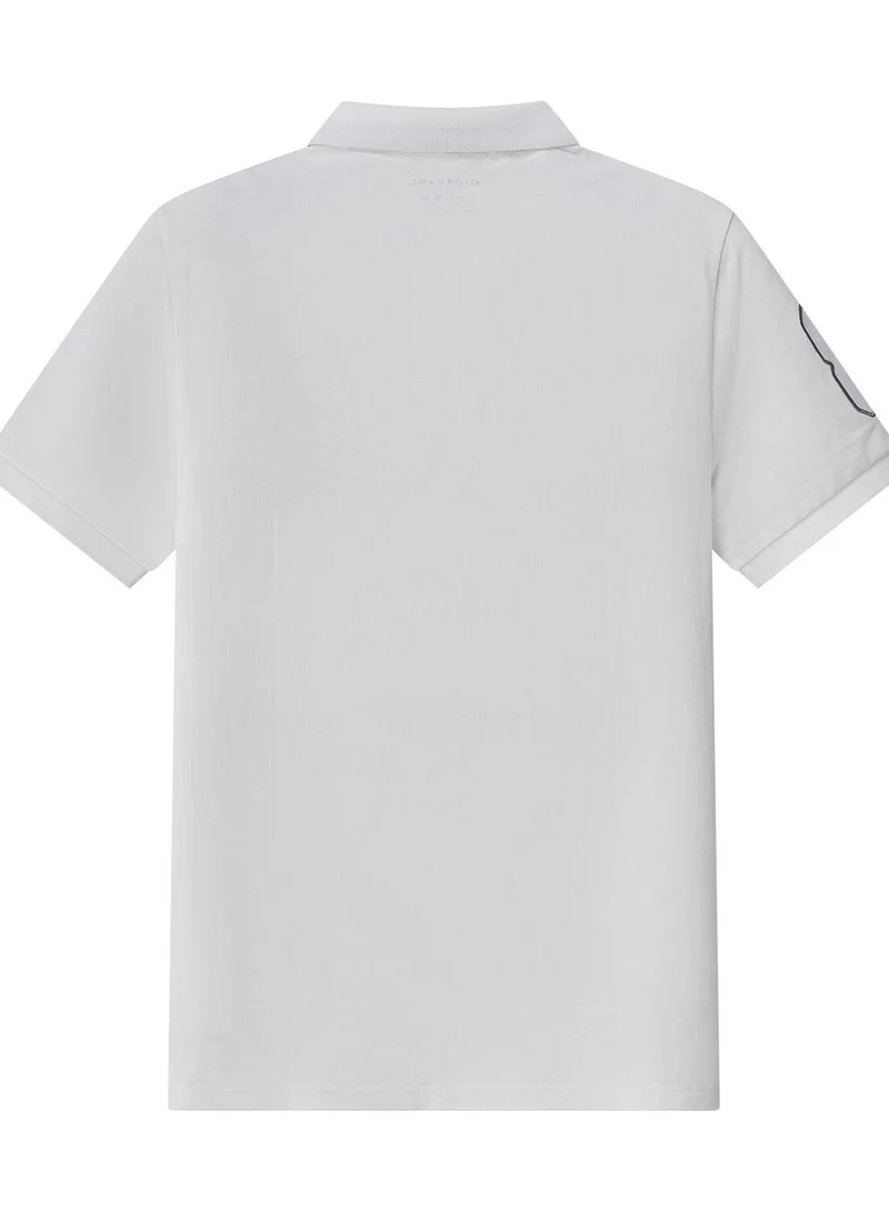 GIORDANO  Men's 3D Lion Polo: Slim Fit, Bold Embroidery, Premium Pique for Men | Best Price UAE