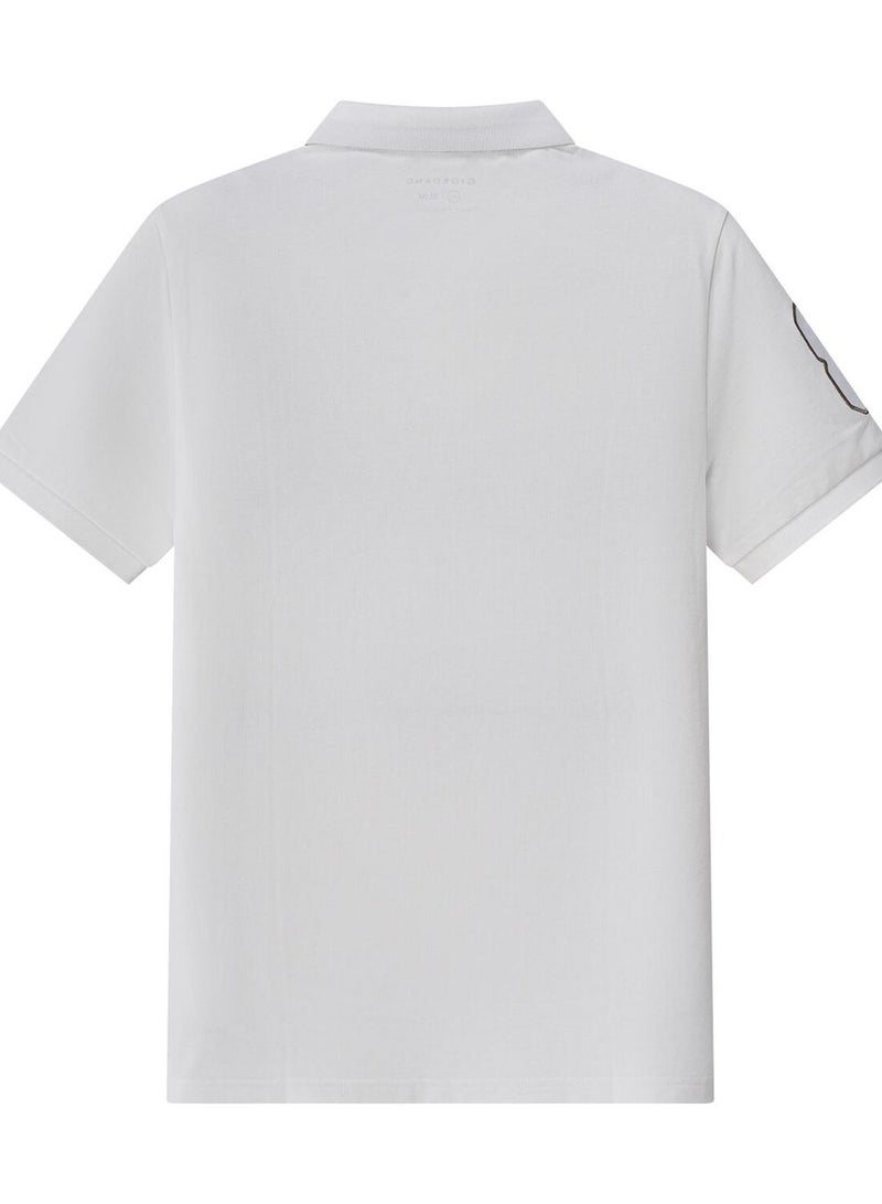 GIORDANO Men's 3D Lion Polo: Slim Fit, Bold Embroidery, Premium Pique - Image 4