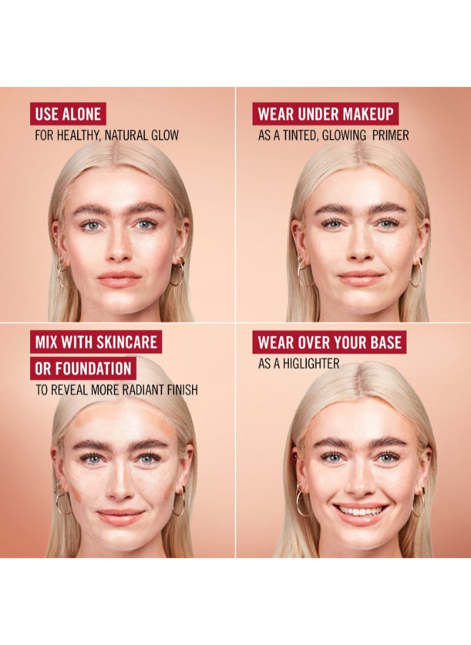 RIMMEL LONDON - Multi-Tasker Better Than Filters Face Primer Glow Booster and Highlighter - 002 - Fair Light 30ml - Image 1