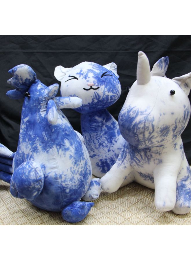 إسكدنيا يوننان العرقية نمط الأزرق التعادل صبغ الحيوان القط ديناصور الحوت سحابة قلادة الحلي بالجملة-المواصفات: ديناصور مكافحة الذئب - Image 3