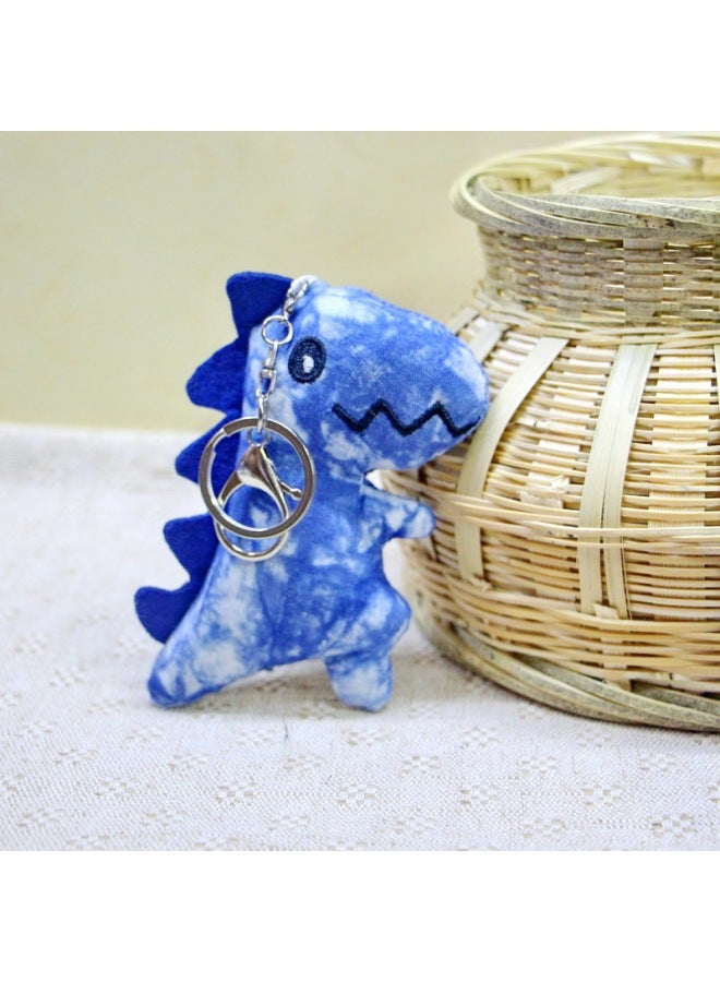 إسكدنيا يوننان العرقية نمط الأزرق التعادل صبغ الحيوان القط ديناصور الحوت سحابة قلادة الحلي بالجملة-المواصفات: ديناصور مكافحة الذئب - Image 1