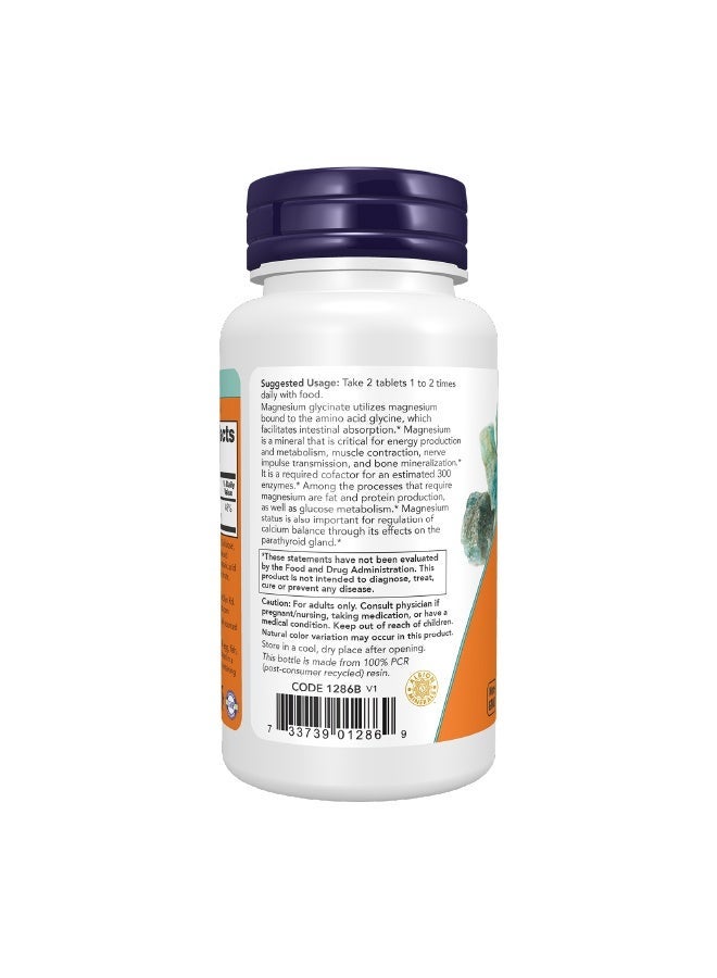 Now Foods Magnesium Glycinate 180 tabs - Image 3