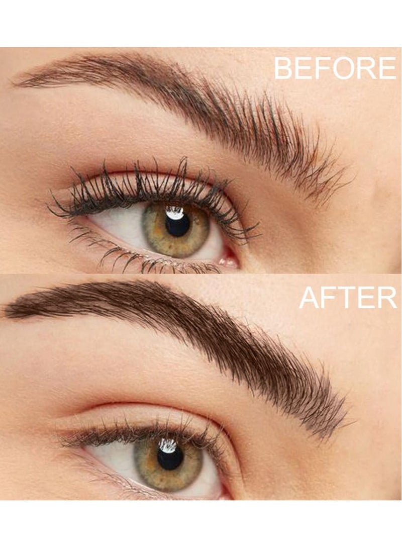 Tinted Eyebrow Gel Set - 2 Pack Waterproof & Transfer-Proof Mascara for Long-Lasting, Thickened Brows with Brush - Perfect Taupe Color for Effortless Sculpting - Image 4