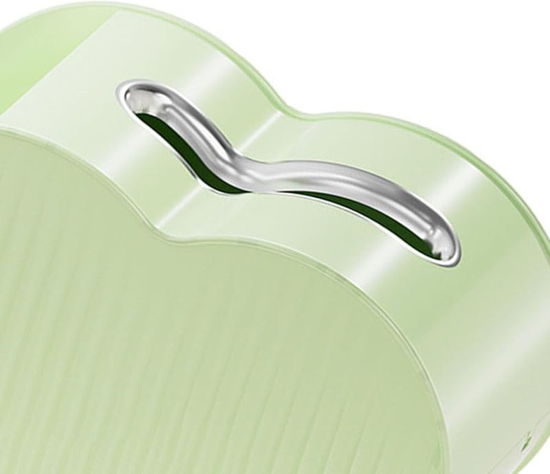 غطاء صندوق المناديل على شكل قلب أخضر مع حامل تخزين لطاولة القهوة في غرفة المعيشة - Image 4