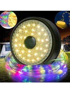Ramadan String Lights , 8m Multi-Functional 9 Modes RGBW LED Ramadan Lights With Waterproof IP44 Rechargeable LED Fairy String Lights Lamps For Ramadan Hiking Tenting Patio Party Decorations