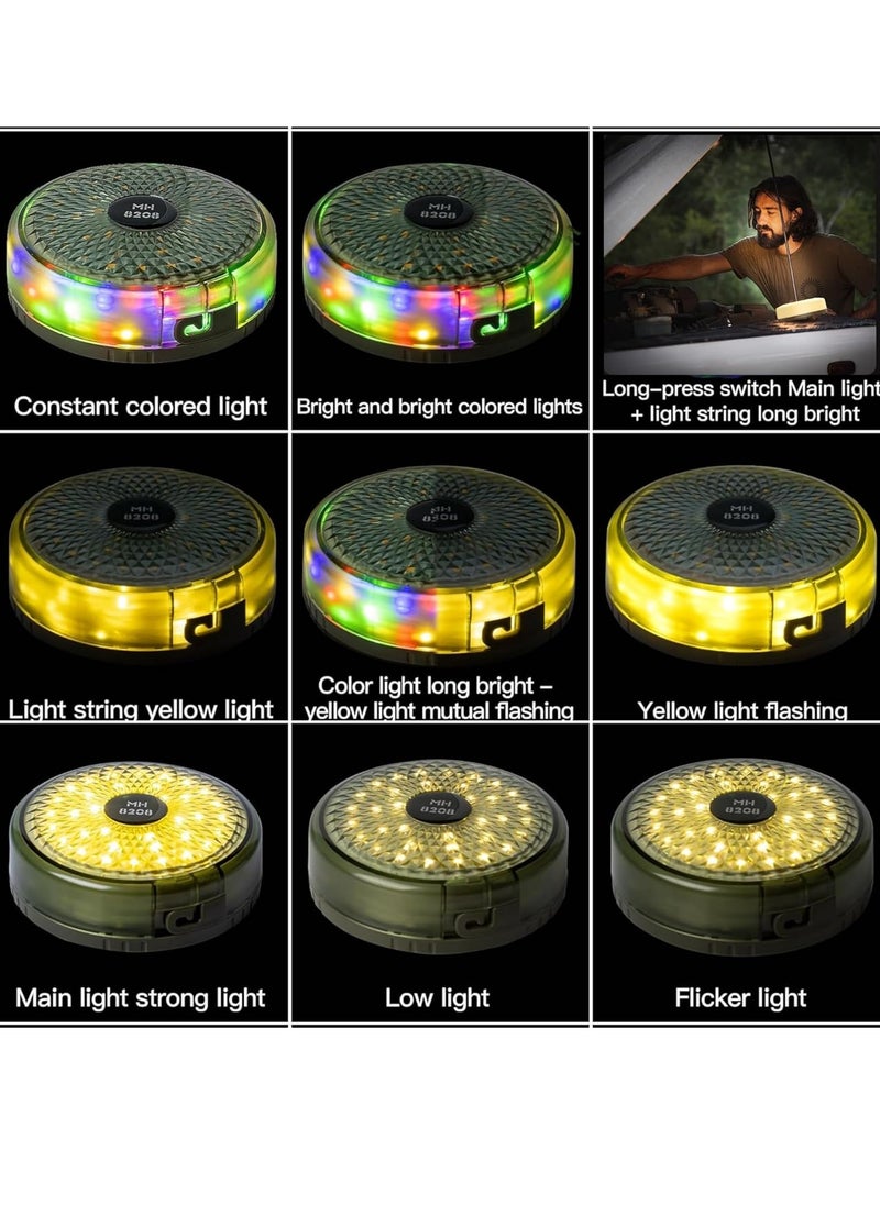 Home Care Ramadan String Lights , 8m Multi-Functional 9 Modes RGBW LED Ramadan Lights With Waterproof IP44 Rechargeable LED Fairy String Lights Lamps For Ramadan Hiking Tenting Patio Party Decorations  - Image 2