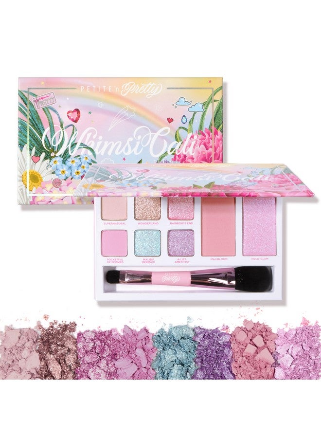 Petite 'N Pretty Petite ’N Pretty WhimsiCali Eyeshadow & Cheek Makeup Palette Kit for Kids, Tweens & Teens - Natural, Clean, Non-toxic - Made in USA  - Image 1