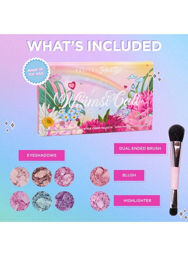 Petite 'N Pretty Petite ’N Pretty WhimsiCali Eyeshadow & Cheek Makeup Palette Kit for Kids, Tweens & Teens - Natural, Clean, Non-toxic - Made in USA  - Image 2