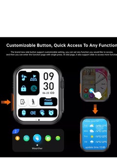 WS Smart Watch WS ultra Series 9, 2 IN 1 With Health Fitness Tracker Sport Watch, 2 addition Replacement Band 49MM-Multicolour  - Image 4