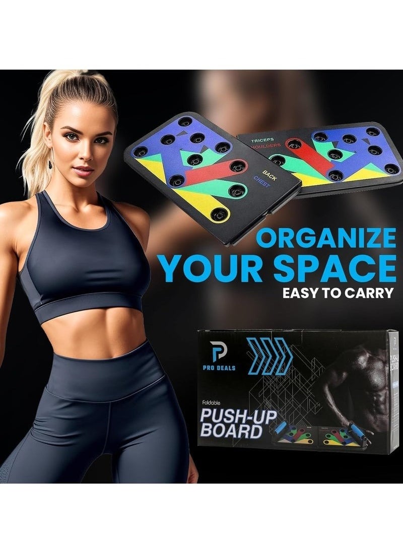 Zashe Push-Up Board – Multi-Function Foldable Press Board with Push-Up Handles for Home Workout & Strength Training  - Image 4