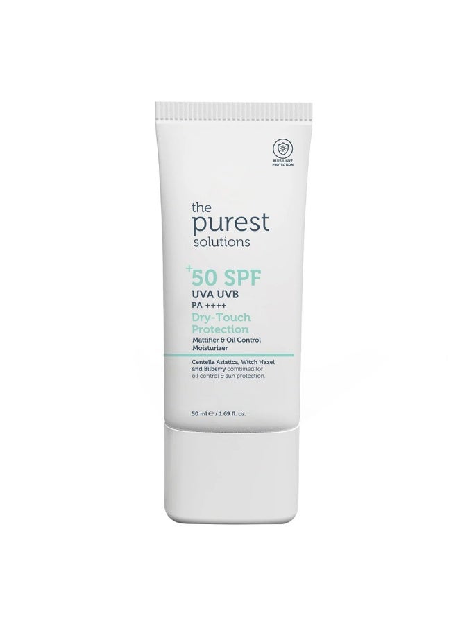 Dry-Touch Protection Mattifier & Oil Control Moisturizer Sunscreen With SPF 50+ & PA++++ 50ml